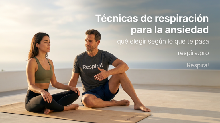 Técnicas de respiración para la ansiedad: cuál elegir según lo que te está pasando y no según la moda